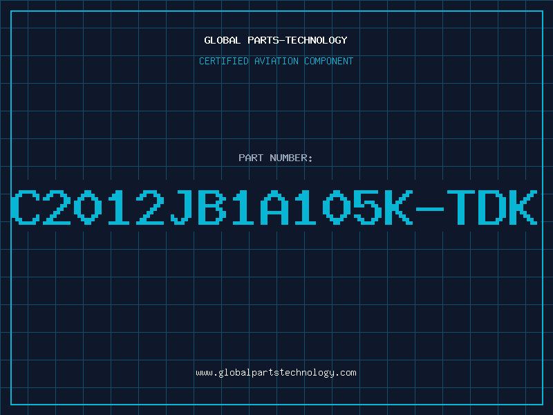 Aviation Part C2012JB1A105K-TDK