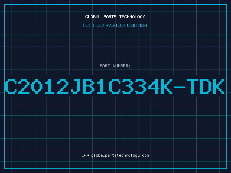 Aviation Part C2012JB1C334K-TDK