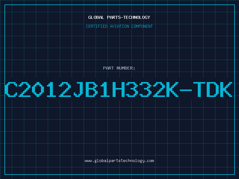 Aviation Part C2012JB1H332K-TDK