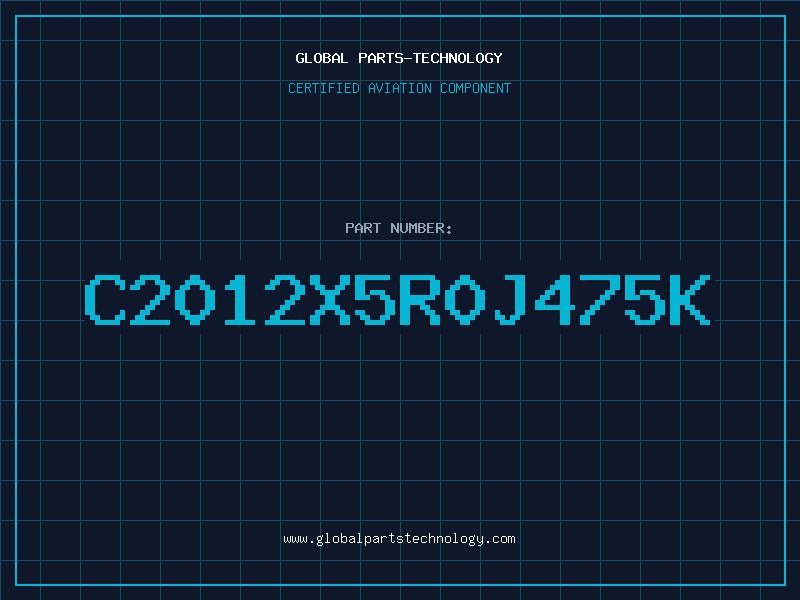 Aviation Part C2012X5R0J475K