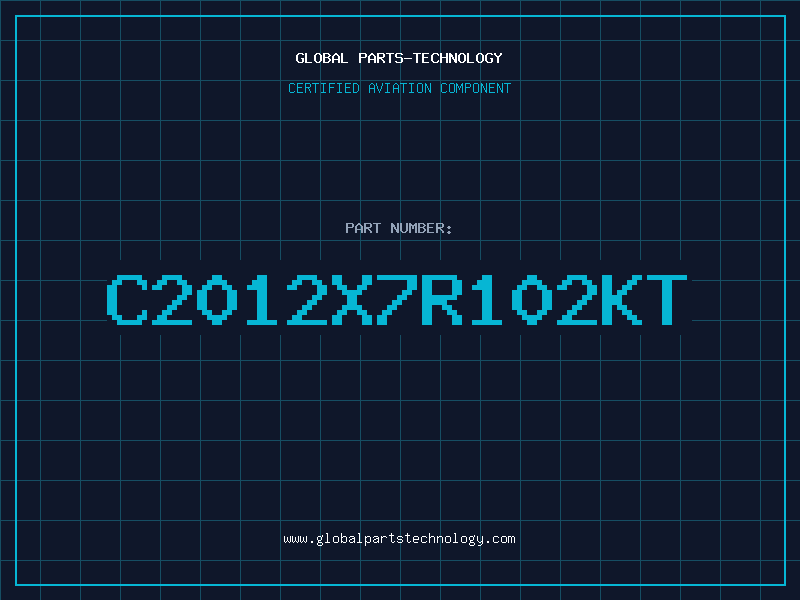 Aviation Part C2012X7R102KT