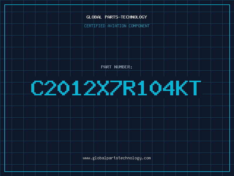 Aviation Part C2012X7R104KT