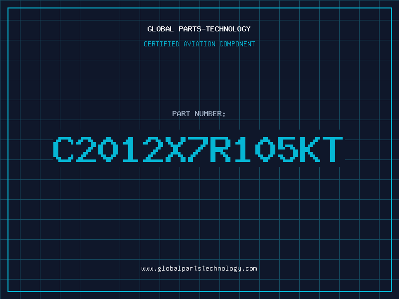 Aviation Part C2012X7R105KT