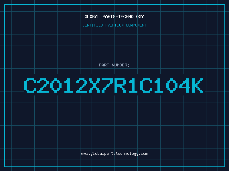 Aviation Part C2012X7R1C104K