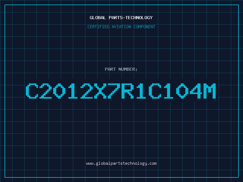 Aviation Part C2012X7R1C104M