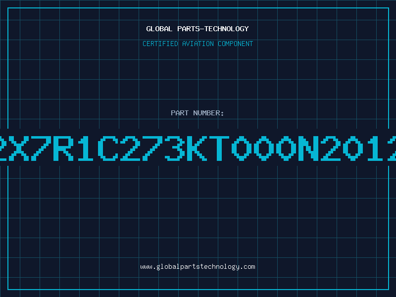 Aviation Part C2012X7R1C273KT000N2012273K