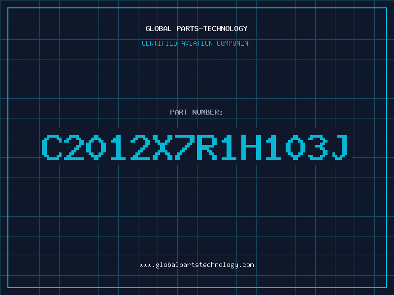 Aviation Part C2012X7R1H103J