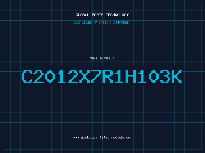 Aviation Part C2012X7R1H103K
