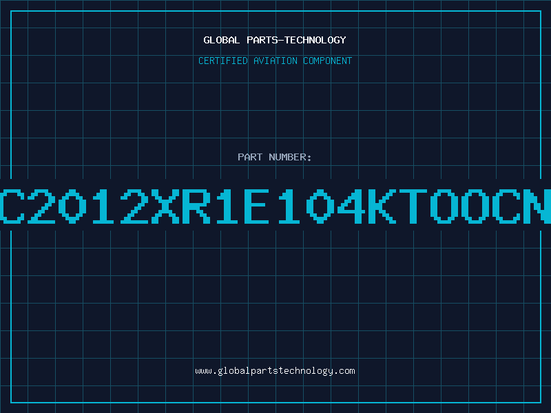 Aviation Part C2012XR1E104KTOOCN