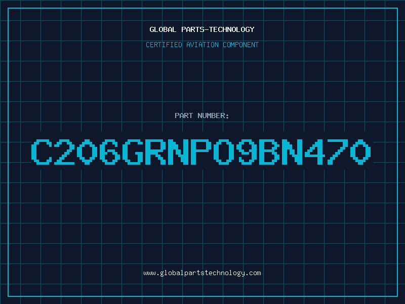 Aviation Part C206GRNPO9BN470