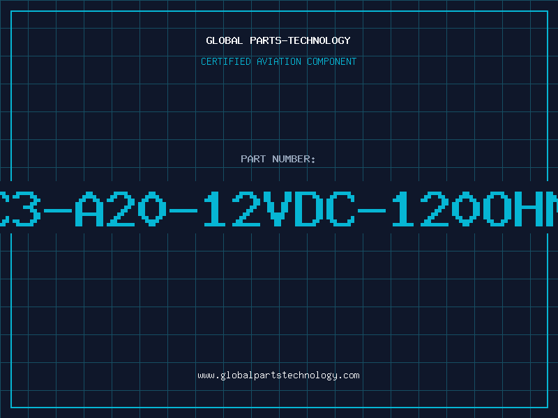 Aviation Part C3-A20-12VDC-120OHM
