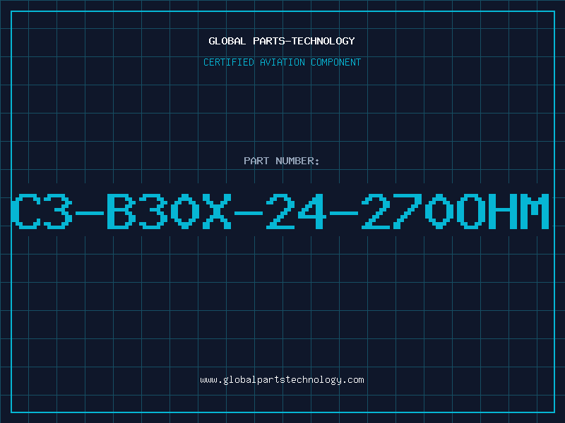 Aviation Part C3-B30X-24-270OHM