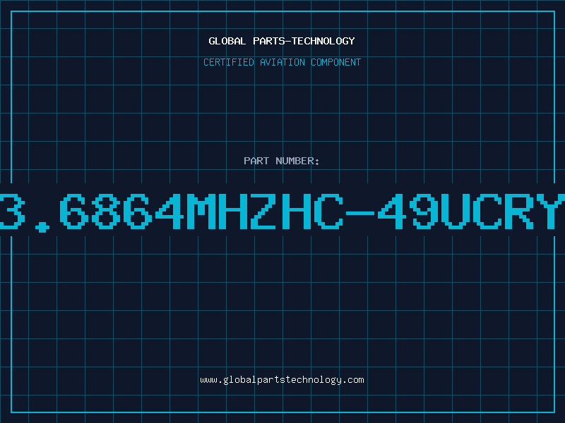 Aviation Part C3.6864MHZHC-49UCRYS
