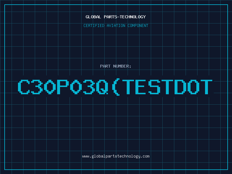 Aviation Part C30P03QTESTDOT