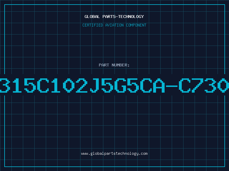 Aviation Part C315C102J5G5CA-C7303