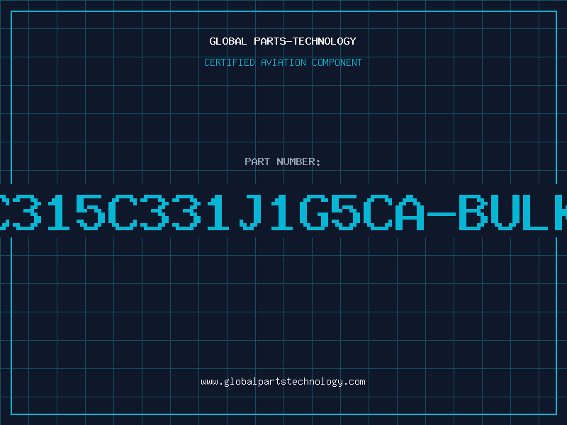 Aviation Part C315C331J1G5CA-BULK