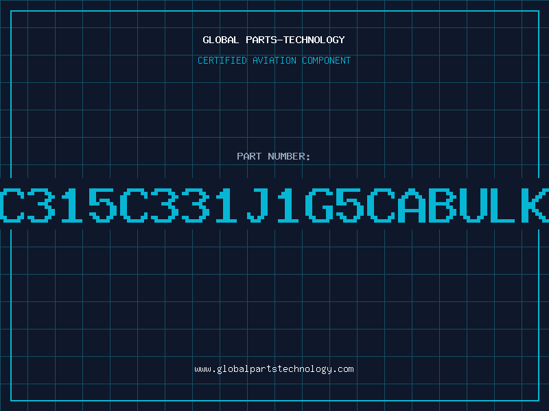 Aviation Part C315C331J1G5CABULK