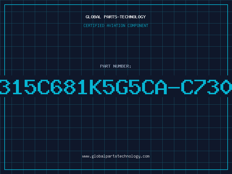 Aviation Part C315C681K5G5CA-C7303
