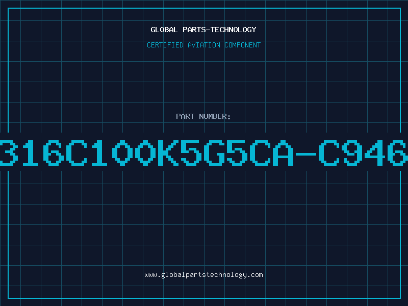 Aviation Part C316C100K5G5CA-C9466