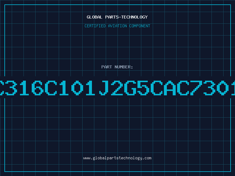 Aviation Part C316C101J2G5CAC7301