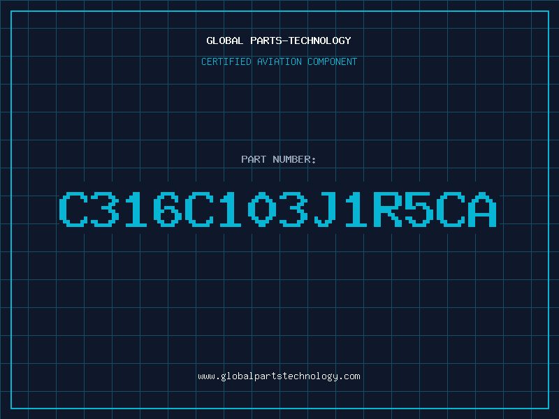 Aviation Part C316C103J1R5CA