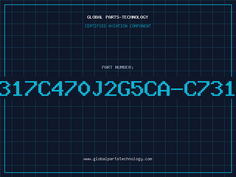 Aviation Part C317C470J2G5CA-C7317