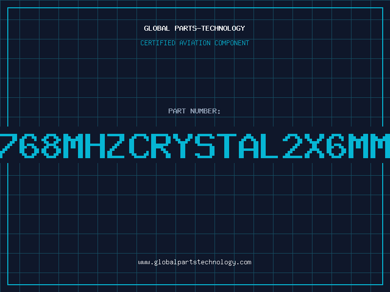 Aviation Part C32.768MHZCRYSTAL2X6MM20PP