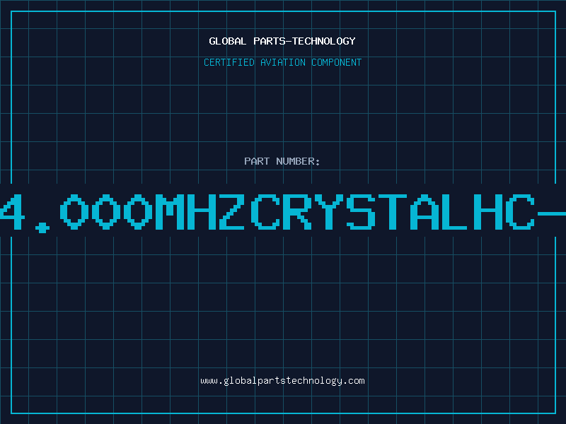 Aviation Part C4.000MHZCRYSTALHC-4