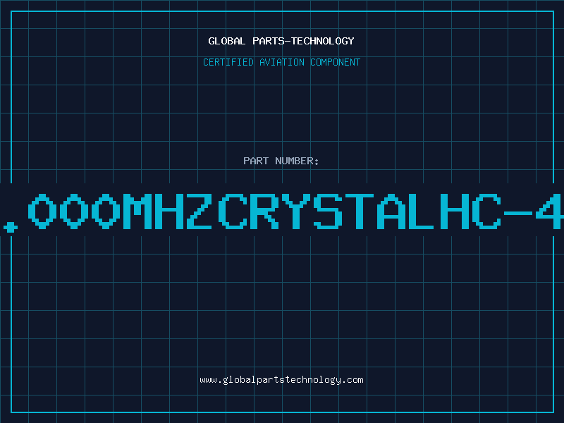 Aviation Part C4.000MHZCRYSTALHC-49U