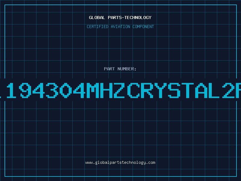 Aviation Part C4.194304MHZCRYSTAL2PIN