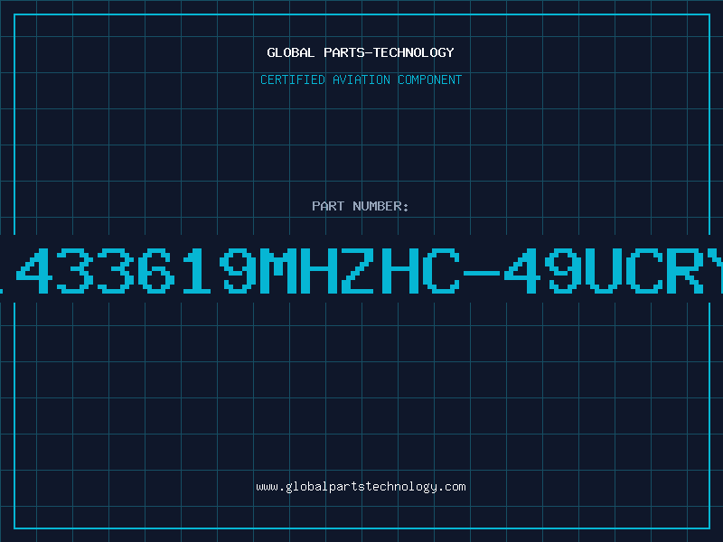 Aviation Part C4.433619MHZHC-49UCRYST