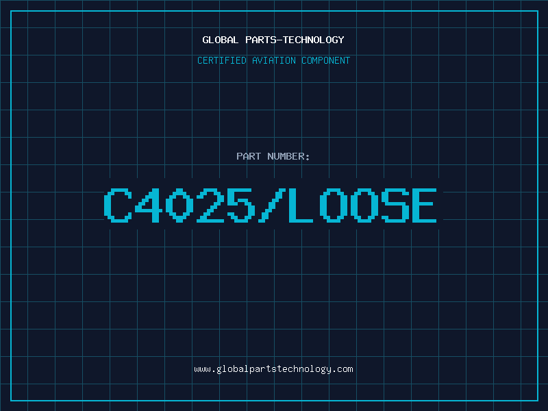 Aviation Part C4025/LOOSE