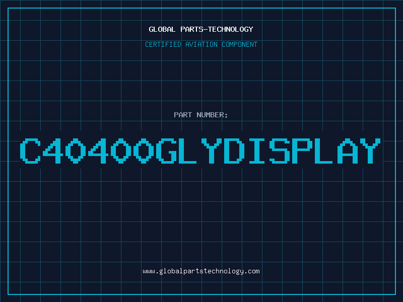 Aviation Part C40400GLYDISPLAY