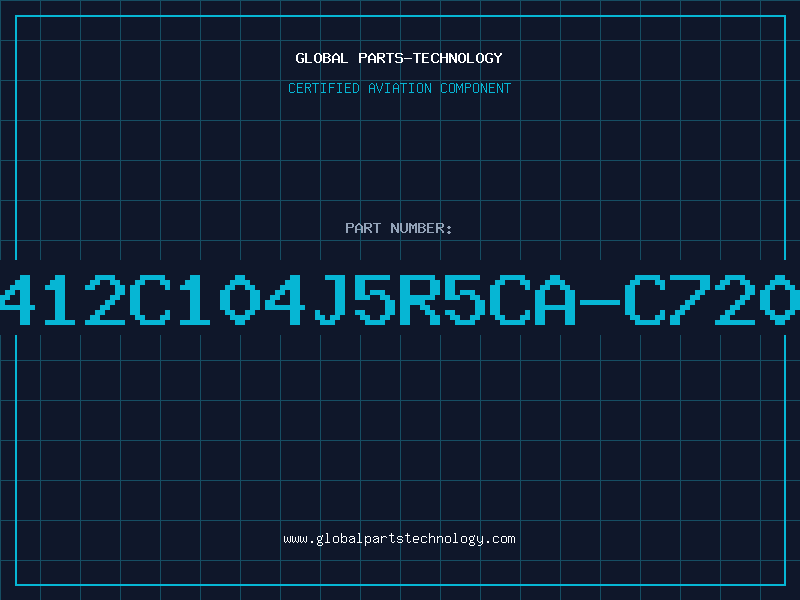 Aviation Part C412C104J5R5CA-C7200