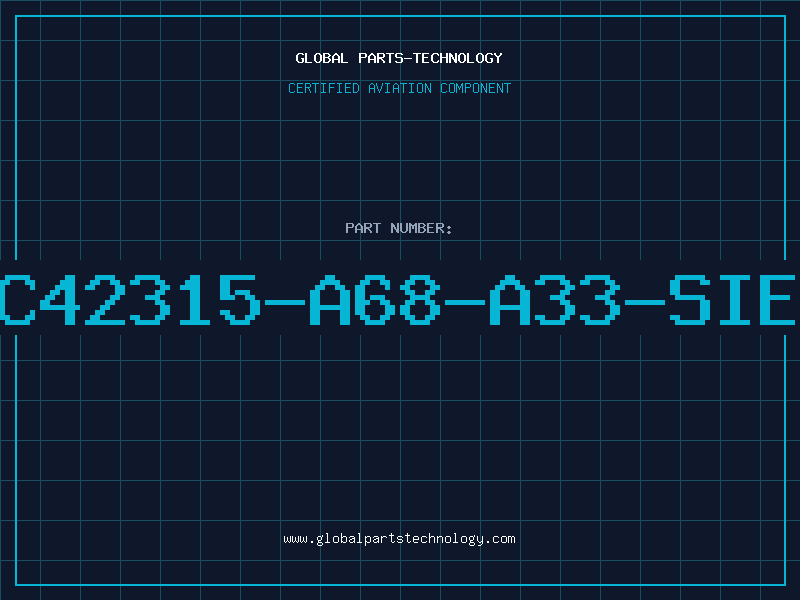 Aviation Part C42315-A68-A33-SIE