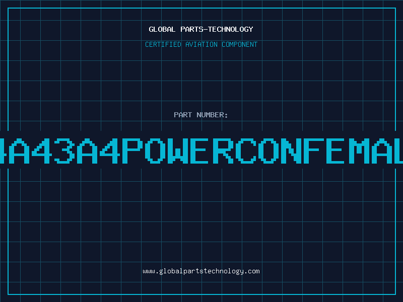 Aviation Part C42334A43A4POWERCONFEMALE210P
