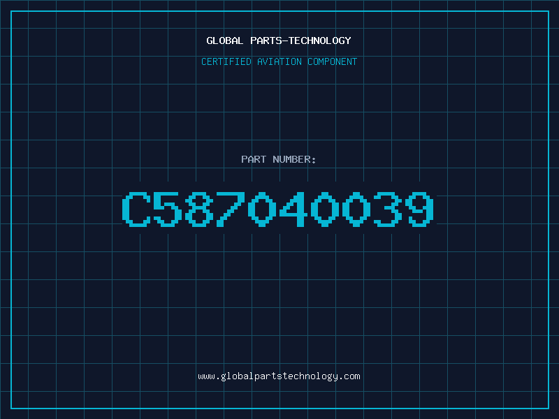 Aviation Part C587040039