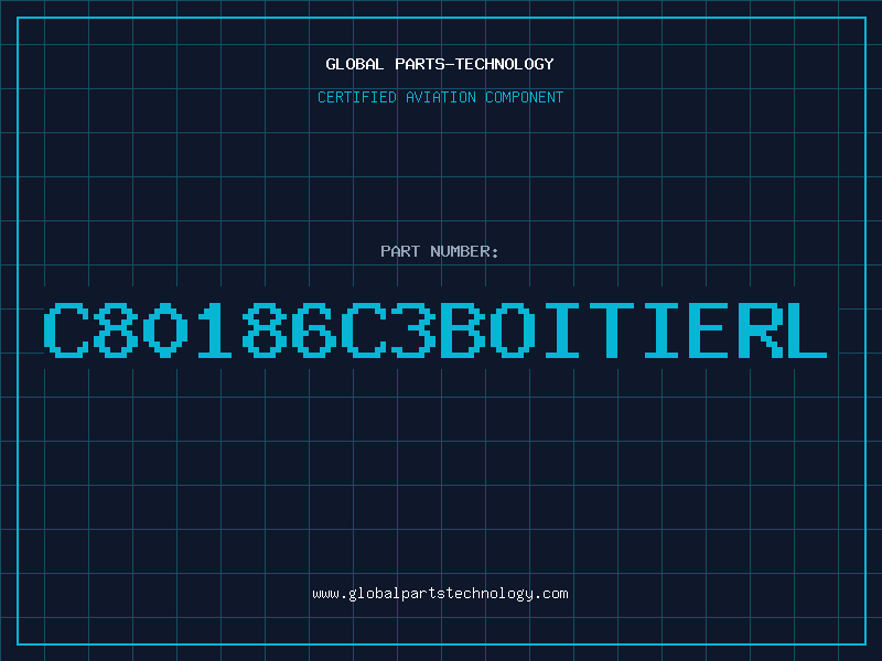 Aviation Part C80186C3BOITIERL