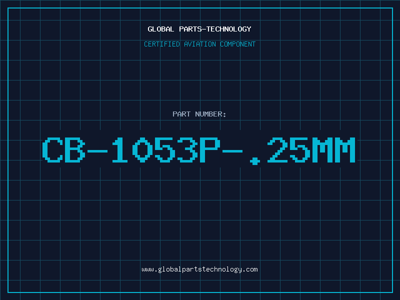 Aviation Part CB-1053P-.25mm