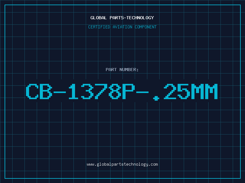 Aviation Part CB-1378P-.25mm