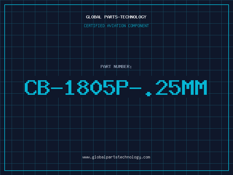 Aviation Part CB-1805P-.25mm