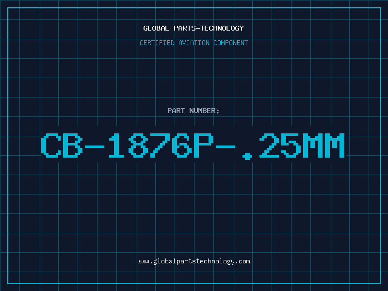 Aviation Part CB-1876P-.25mm
