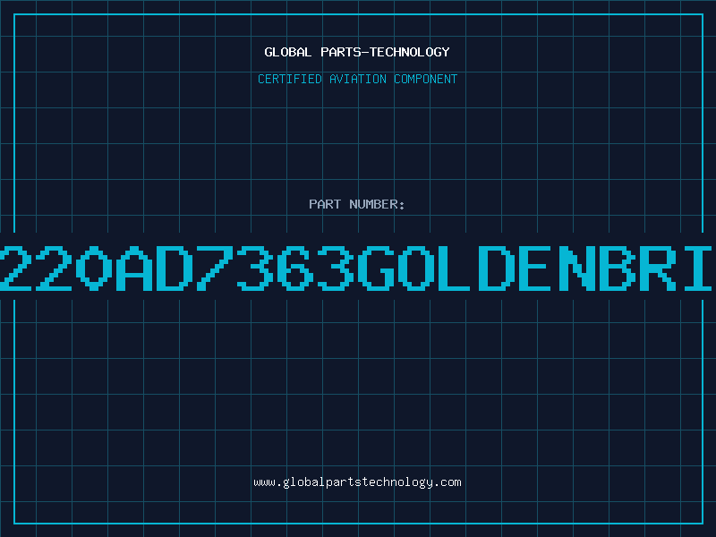 Aviation Part CB0220AD7363GOLDENBRIDGE