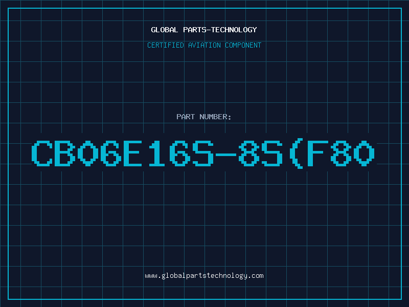 Aviation Part CB06E16S-8S(F80