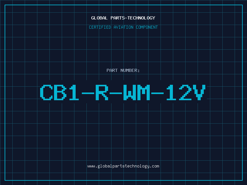 Aviation Part CB1-R-WM-12V