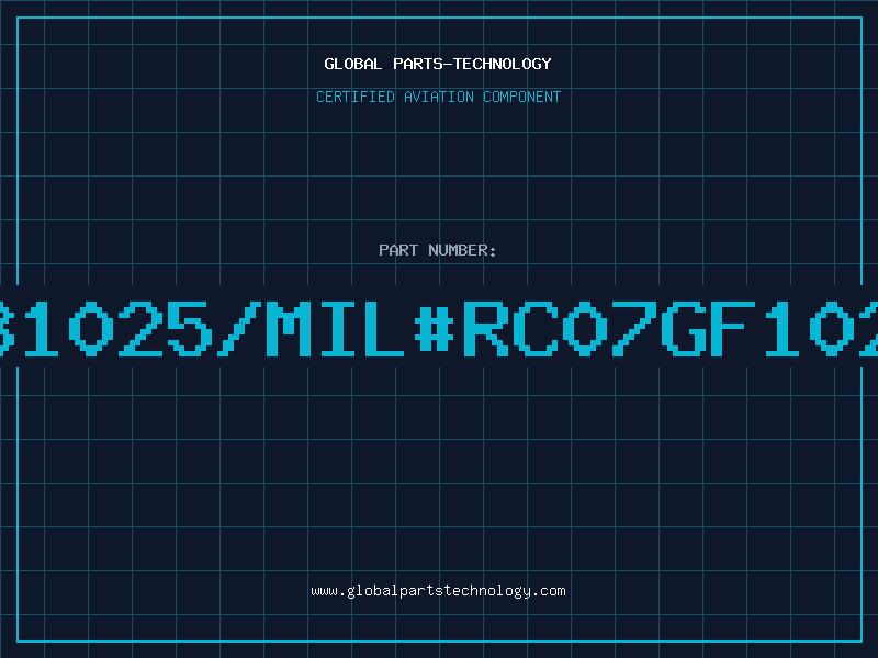 Aviation Part CB1025/MIL#RC07GF102J