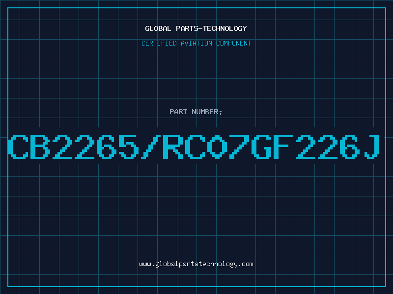 Aviation Part CB2265/RC07GF226J