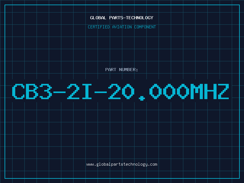 Aviation Part CB3-2I-20.000MHZ