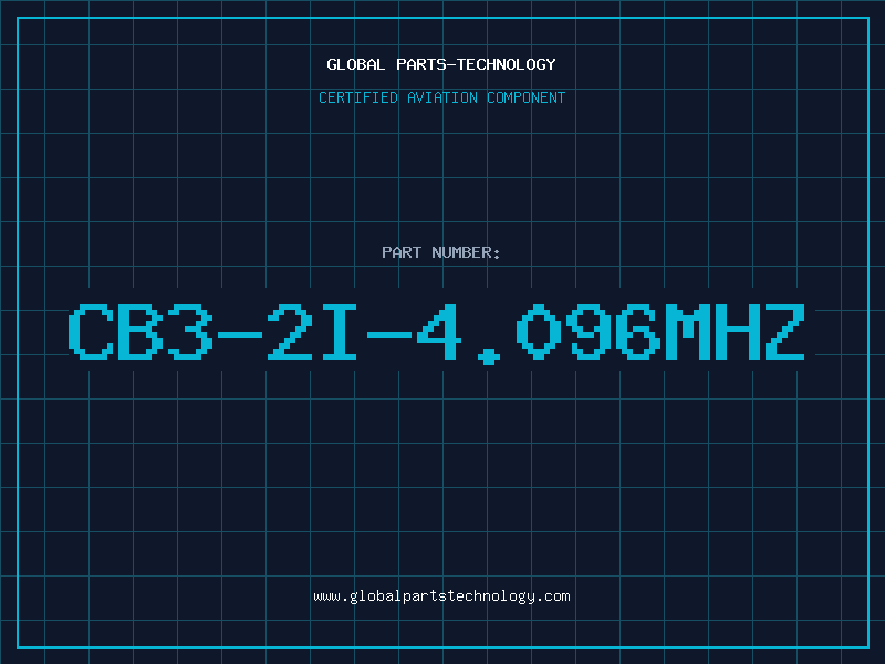 Aviation Part CB3-2I-4.096MHZ