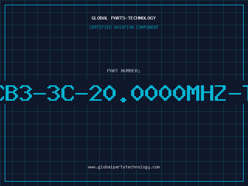 Aviation Part CB3-3C-20.0000MHZ-T